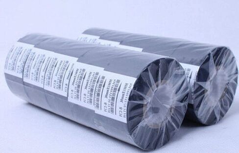 Black 2 Rolls Hot Stamp Ribbon FC2 35mm x 100m Thermal Transfer Ribbon for Coder Printer Machine in Saudi Arabia