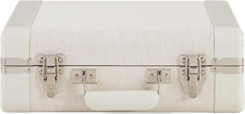 Crosley CR6019F-SA Executive Vintage Bluetooth داخل/خارج 3 سرعات حقيبة محمولة مشغل تسجيلات فينيل قرص دوار، رملي in Kuwait