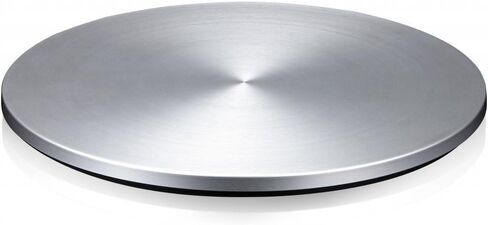Just Mobile AluDisc 360-Degree Turntable Monitor Stand for iMac Thunderbolt 21.5 24 27 Inch Display Aluminum Weight Balanced Steel Ball-Bearing Smooth (ST-666) in Saudi Arabia