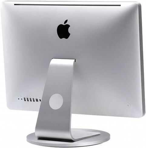 Just Mobile AluDisc 360-Degree Turntable Monitor Stand for iMac Thunderbolt 21.5 24 27 Inch Display Aluminum Weight Balanced Steel Ball-Bearing Smooth (ST-666) in Saudi Arabia