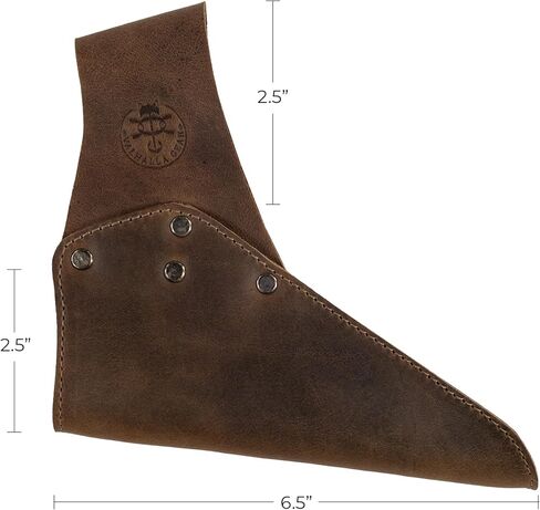 ضفدع السيف مع حلقة حزام، منظم أدوات عصر النهضة، للتخييم، الحفلات التنكرية، إكسسوارات الحطاب في الهواء الطلق، جلد محبب بالكامل، مصنوع يدويًا، بني بوربون in Kuwait