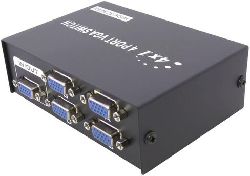 4 منافذ VGA SVGA صندوق تبديل مشاركة الشاشة 4 في 1 لشاشة تلفزيون LCD PC in Saudi Arabia