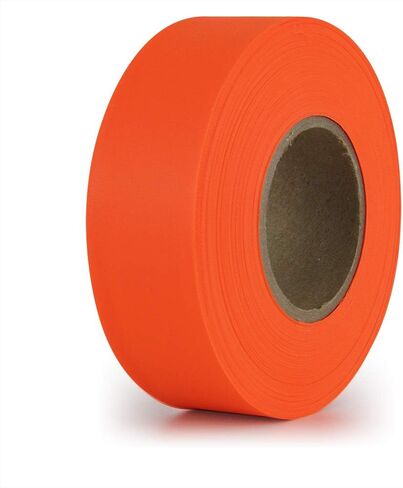 IPG Flagging Ribbon, 1.18" x 50 yd, Orange Glow (Single Roll) in Saudi Arabia