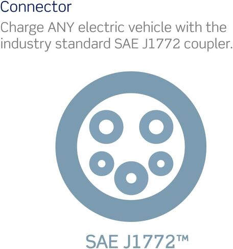 Leviton Level 2 Electric Vehicle (EV) Charger, 32 Amp, 208/240 VAC, 7.6 kW Output, 18' Charging Cable, Hardwired Charging Station, EV320 in Saudi Arabia