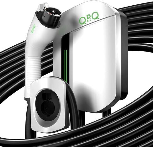 المستوى 2 شاحن EV 240V / 48 أمبير شاحن EV المستوى 2 NEMA 14-50 التوصيل شواحن EV للمنزل المستوى 2 شاحن سيارة كهربائية 25FT كابل محطات شحن المركبات الكهربائية محطة شحن الجدار السريع in Kuwait