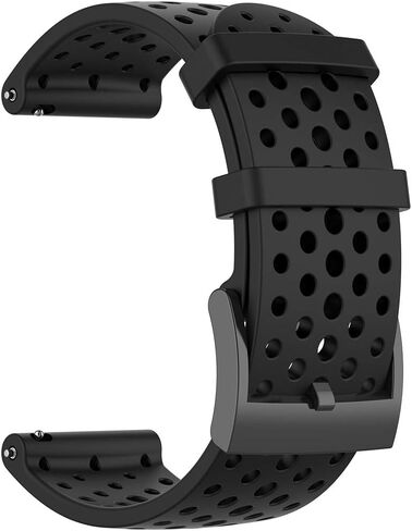 لسوار المعصم البديل Suunto Spartan Sport - حزام معصم بديل من السيليكون مقاس 24 مم لمعصم Suunto Spartan الرياضي HR Baro/Suunto D5/ Suunto 9 Baro in Kuwait