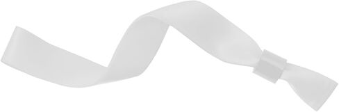 100 Pack Cloth Event Wristband,Color Wristbands Without Logo Resistant, Suitable for Lightweight Concert Wrist Strap for Activities, Parties (Color : White) in Saudi Arabia