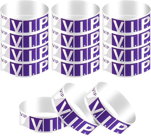 300pcs Paper Wristbands for Events, Identification Wristbands Lightweight VIP Paper Adhesive Bracelets for Events Concerts Clubs Festivals(Gold) in Saudi Arabia