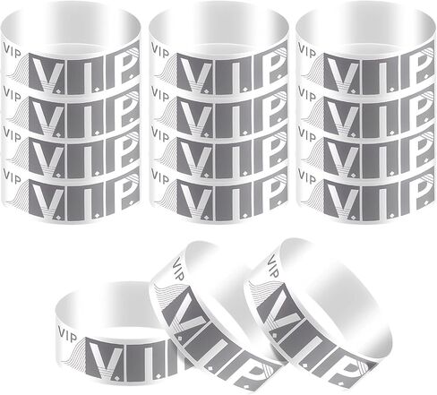 300pcs Paper Wristbands for Events, Identification Wristbands Lightweight VIP Paper Adhesive Bracelets for Events Concerts Clubs Festivals(Gold) in Saudi Arabia