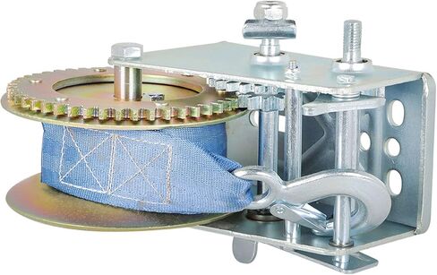 Heavy Duty Hand Winch 3500lbs Two-Way Adjustable Boat Trailer Winch with 10m 32ft Strap Crank Strap Gear Winch with Hook Fit for Boat Trailer or ATV in Saudi Arabia