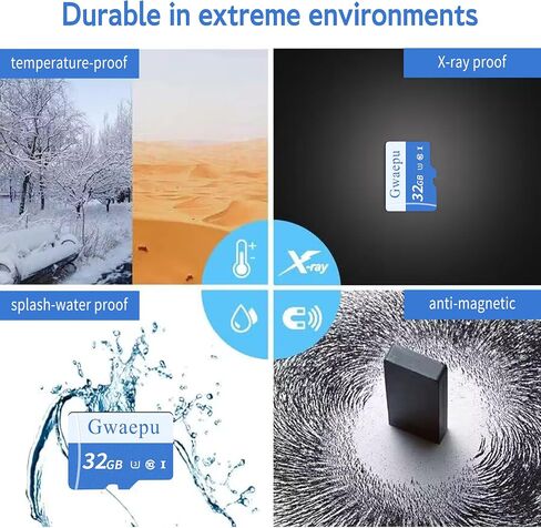 بطاقة ذاكرة 32 جيجا بايت TF بطاقة ذاكرة 32 جيجا فئة 10 بطاقة TF لكاميرا الهاتف المحمول والكمبيوتر اللوحي in Kuwait