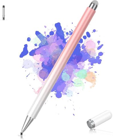 Stylus Pens for Touch Screens, 2 in 1 High Precision Magnetic Disc Universal Stylus Pen for iPad Compatible with All Touch Screens in Saudi Arabia