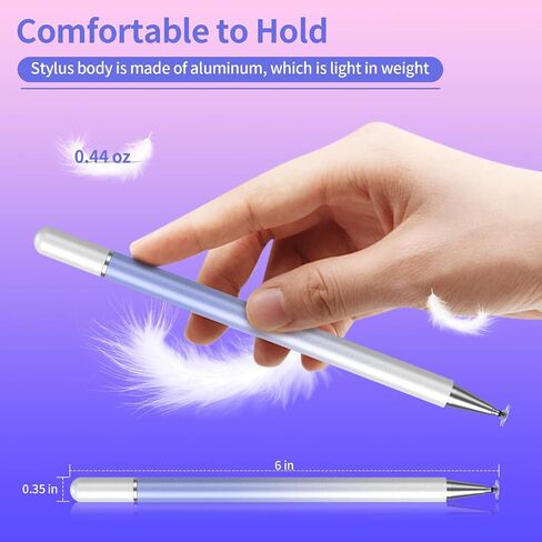 Stylus Pens for Touch Screens, 2 in 1 High Precision Magnetic Disc Universal Stylus Pen for iPad Compatible with All Touch Screens in Saudi Arabia
