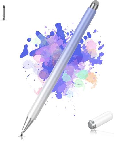 Stylus Pens for Touch Screens, 2 in 1 High Precision Magnetic Disc Universal Stylus Pen for iPad Compatible with All Touch Screens in Saudi Arabia