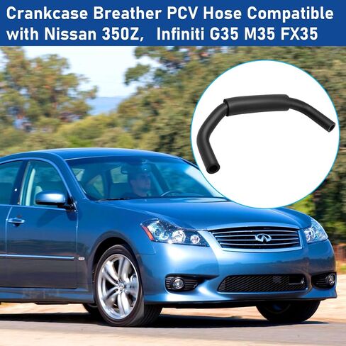Jaronx 11823-AL50A Crankcase Breather PCV Hose Compatible with Nissan 350Z 2003-2006, Infiniti G35 M35 FX35 Engine Crankcase Breather PCV Air Hose in Saudi Arabia
