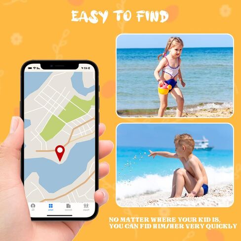 Bracelet for Apple AirTag Case, Nylon Air tag Bracelet for Kids Compatible with Apple Air tag, Anti Lost GPS Trackers Case Cover Elastic Watch Band for Toddlers Girls Boys Elders in Kuwait