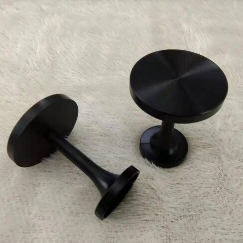 Set of 2 Window Drapery Medallion Holdbacks Curtain Tiebacks Multi Use Wall Hooks Home Decor Accessories (Black) in Saudi Arabia