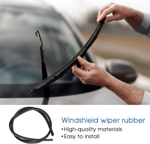 32" Wiper Blades Refill, 4 PCS Universal Frameless Windshield Wiper Replacement Adjustable Size Auto Windscreen Wiper Rubber Strip for Most Cars Buses Lorries Trucks, DIY Accessories for Vehicles in Saudi Arabia