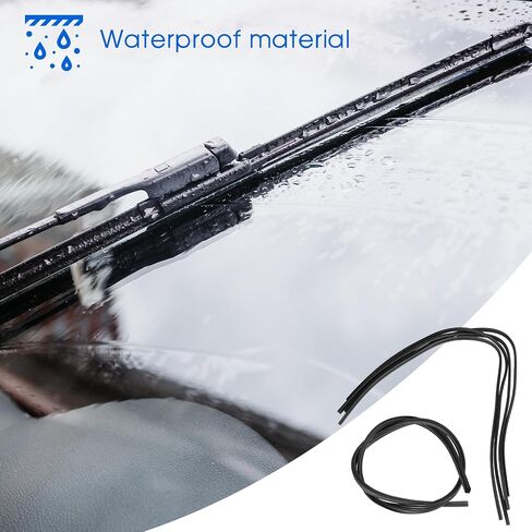 32" Wiper Blades Refill, 4 PCS Universal Frameless Windshield Wiper Replacement Adjustable Size Auto Windscreen Wiper Rubber Strip for Most Cars Buses Lorries Trucks, DIY Accessories for Vehicles in Saudi Arabia