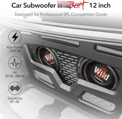 Cadence DXM6X4 6.5 Inch High Power Midrange Car Speaker, 250 Watts Max Power 4 Ohm Pro Audio Midrange Loudspeaker, Sold Individually in Kuwait