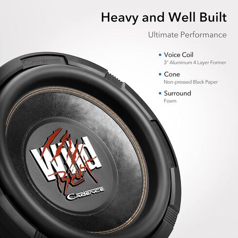 Cadence DXM6X4 6.5 Inch High Power Midrange Car Speaker, 250 Watts Max Power 4 Ohm Pro Audio Midrange Loudspeaker, Sold Individually in Kuwait