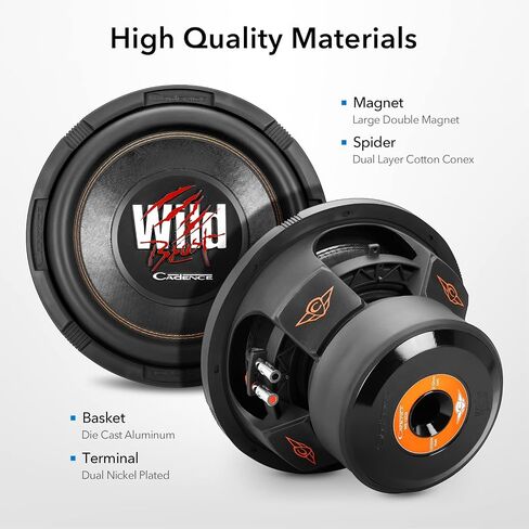 Cadence DXM6X4 6.5 Inch High Power Midrange Car Speaker, 250 Watts Max Power 4 Ohm Pro Audio Midrange Loudspeaker, Sold Individually in Kuwait