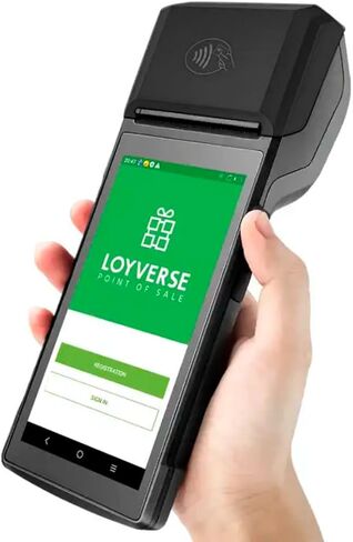 POS PDA H10 Receipt Printer Android 13 and 58mm High Speed Thermal Printer 5.5’ Touch Screen. Handheld Mobil Point of Sale Tablet. Scan 1D/2D/QR barcodes. Support 2.4G/5G. 2GB Ram+16GB ROM (Black) in Saudi Arabia