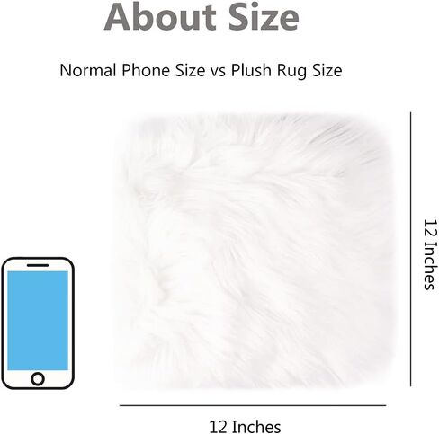 2Pack 12’’ Small Faux Fur Cushion Fluffy Plush Area Rug, Small Product Photo Background & Luxury Photo Props, Great for Tabletop Photography, Jewelry, Nail Art, Home Decor (Round, White + Pink) in Saudi Arabia