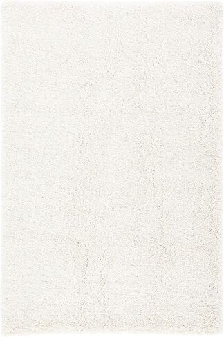 سجادة منطقة SAFAVIEH Milan Shag Collection - 15.24 سم × 22.86 سم، عاجي، تصميم متين، لا يتساقط ويسهل العناية به، سمك 5.08 سم مثالي للمناطق ذات الحركة العالية في غرفة المعيشة وغرفة النوم (SG180-1212) in Saudi Arabia
