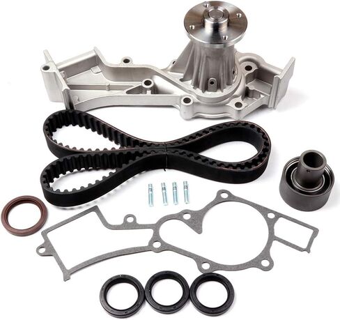 ECCPP Timing Belt Water Pump Kit Fit for 1996-2004 Nissan Frontier Xterra Pathfinder Infiniti QX4 3.3L V6 SOHC 12 Valve VG33E VG33ER Engine in Saudi Arabia