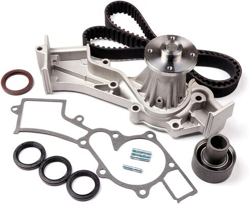 ECCPP Timing Belt Water Pump Kit Fit for 1996-2004 Nissan Frontier Xterra Pathfinder Infiniti QX4 3.3L V6 SOHC 12 Valve VG33E VG33ER Engine in Saudi Arabia