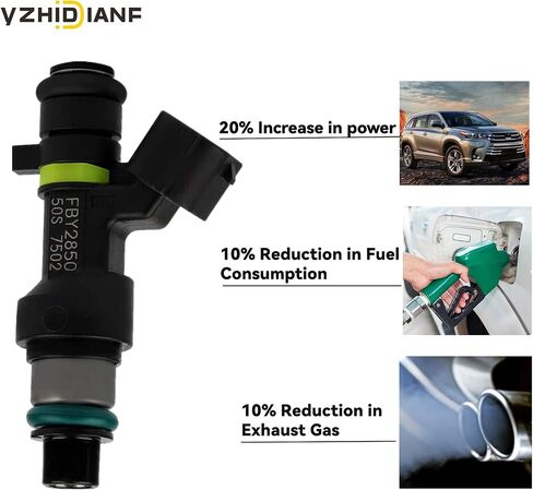 Upgraded Fuel Injectors FIT For:-Nissan Sentra 2.0L 2007-2012, Versa 1.8L 2007-2012, Cube 1.8L 2009-2014, NV200 2.0L 2013 2014 2015 2016 2017, 16600-EN200, FBY2850, FJ1056 (All-New 4 Pcs) in Saudi Arabia