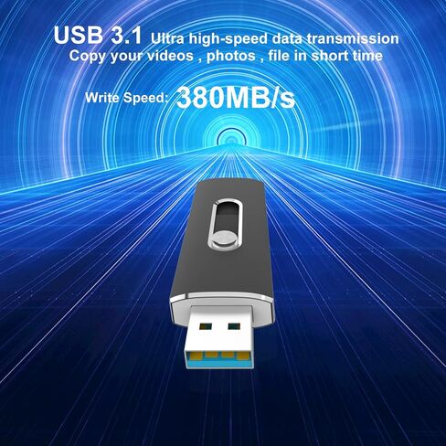 USB C Flash Drive 128GB,USB 3.1 Memory Stick Type C USB Thumb Drive Photo Stick External Storage for Android Smartphones, Computers, MacBook, Tablets, PC in Saudi Arabia
