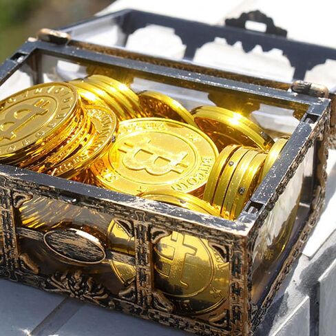 قطعتان من صندوق كنز القرصان الشفاف، صندوق كنز كريستال صغير عتيق لهدايا عيد ميلاد القراصنة، منظم عرض المجوهرات، صندوق تخزين الأحجار الكريمة لديكور المنزل in Kuwait