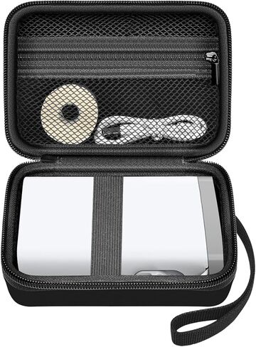 حافظة PAIYULE متوافقة مع صانع الملصقات Nelko P21، حامل تخزين صغير للطابعة لـ Phomemo D30 D35/ للتذكير/للألوان/للSUPVAN/لشريط طباعة الملصقات الحرارية BAQICK (صندوق فقط) in Kuwait