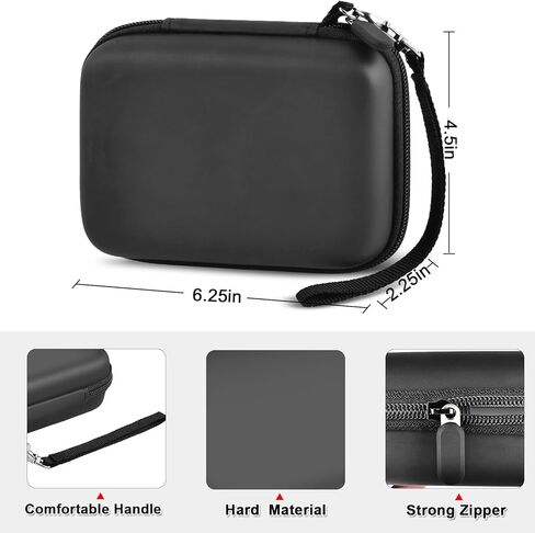 حافظة PAIYULE متوافقة مع صانع الملصقات Nelko P21، حامل تخزين صغير للطابعة لـ Phomemo D30 D35/ للتذكير/للألوان/للSUPVAN/لشريط طباعة الملصقات الحرارية BAQICK (صندوق فقط) in Kuwait