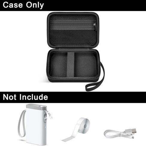 حافظة PAIYULE متوافقة مع صانع الملصقات Nelko P21، حامل تخزين صغير للطابعة لـ Phomemo D30 D35/ للتذكير/للألوان/للSUPVAN/لشريط طباعة الملصقات الحرارية BAQICK (صندوق فقط) in Kuwait