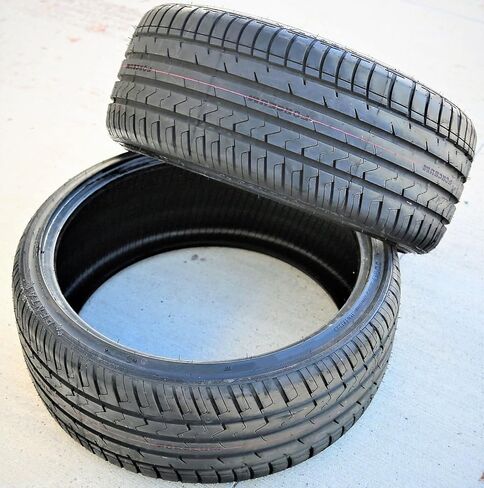 مجموعة من 2 (اثنين) إطارات فورسيوم بنتا للشاحنات/سيارات الدفع الرباعي عالية الأداء لجميع المواسم - 305/40R22 305/40ZR22 305/40/22 305/40-22 114W نطاق التحميل XL 4-Ply BSW جدار جانبي أسود UTQG 420AAA in Kuwait