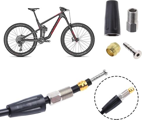 SING F LTD BH90 Cable Hose Set Olive Connector Insert Connecting Bolt Bleed Kit Hydraulic Brake Hose Olive Inset Repair Kit for Bike Replacement Part in Saudi Arabia