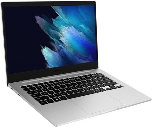 كمبيوتر محمول Samsung Galaxy Book Go 5G (256 جيجابايت، ذاكرة وصول عشوائي 8 جيجابايت، Wi-Fi + 5G / 4G LTE) 14.0 بوصة Snapdragon 8cx Gen 2، GSM غير مقفل Windows 11 Cellular Notebook مع مفصلة 180 درجة (فضي) (متجدد) in Saudi Arabia