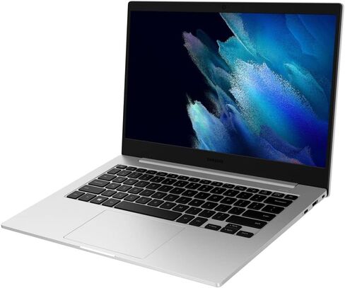 كمبيوتر محمول Samsung Galaxy Book Go 5G (256 جيجابايت، ذاكرة وصول عشوائي 8 جيجابايت، Wi-Fi + 5G / 4G LTE) 14.0 بوصة Snapdragon 8cx Gen 2، GSM غير مقفل Windows 11 Cellular Notebook مع مفصلة 180 درجة (فضي) (متجدد) in Saudi Arabia