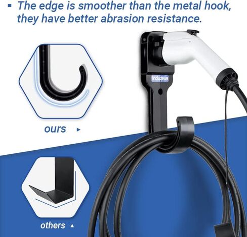 حامل كابل الشحن لـ Tesla، منظم كابل الشحن لـ Tesla، موصل الحائط لجميع طراز Tesla 3 Model Y Model X Model S in Kuwait