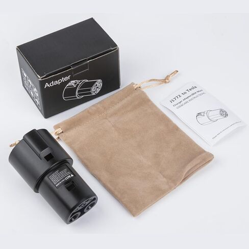 محول Tesla J1772 - قم بتوصيل شواحن SAE J1772 بمركبة Tesla الخاصة بك - متوافق مع الطراز 3/Y/S/X - تعظيم خيارات شحن EV [حصريًا لمالكي Tesla] in Kuwait