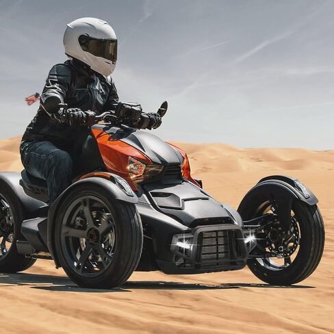 واقي الصدمات الأمامي من KEMIMOTO مع واقي الرادياتير متوافق مع Can-Am Ryker 600، 900، Rally مع استبدال مصابيح LED #219401108 in Saudi Arabia
