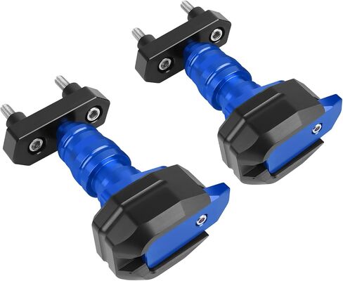 استبدال منزلقات الإطار لـ Kawasaki Z750 2007-2013/ Z1000 2007-2009/ Z800 2013-2016 CNC ألومنيوم أسود/أحمر/أزرق/ذهبي لمحرك الدراجة النارية حماية من السقوط (أسود) in Kuwait
