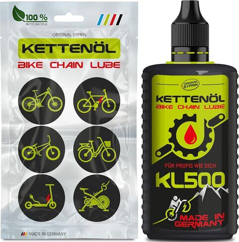 زيت سلسلة الدراجات الفاخر الأصلي من سيبرين - التشحيم والحماية القصوى في جميع أنواع الظروف الجوية مناسب للدراجات الجبلية والدراجات الإلكترونية ودراجات الطرق المصنوعة في ألمانيا 125 مل in Kuwait