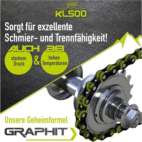 زيت سلسلة الدراجات الفاخر الأصلي من سيبرين - التشحيم والحماية القصوى في جميع أنواع الظروف الجوية مناسب للدراجات الجبلية والدراجات الإلكترونية ودراجات الطرق المصنوعة في ألمانيا 125 مل in Kuwait