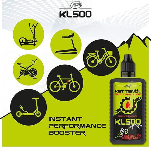 زيت سلسلة الدراجات الفاخر الأصلي من سيبرين - التشحيم والحماية القصوى في جميع أنواع الظروف الجوية مناسب للدراجات الجبلية والدراجات الإلكترونية ودراجات الطرق المصنوعة في ألمانيا 125 مل in Kuwait