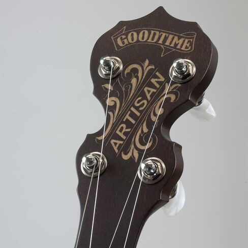 Deering Artisan Goodtime 2 II 5-String Resonator Deluxe Bluegrass Banjo مع حافظة صلبة in Kuwait