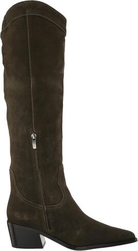 Nine West Women's ORECE Knee High Boot, Cognac, 8.5 in Saudi Arabia